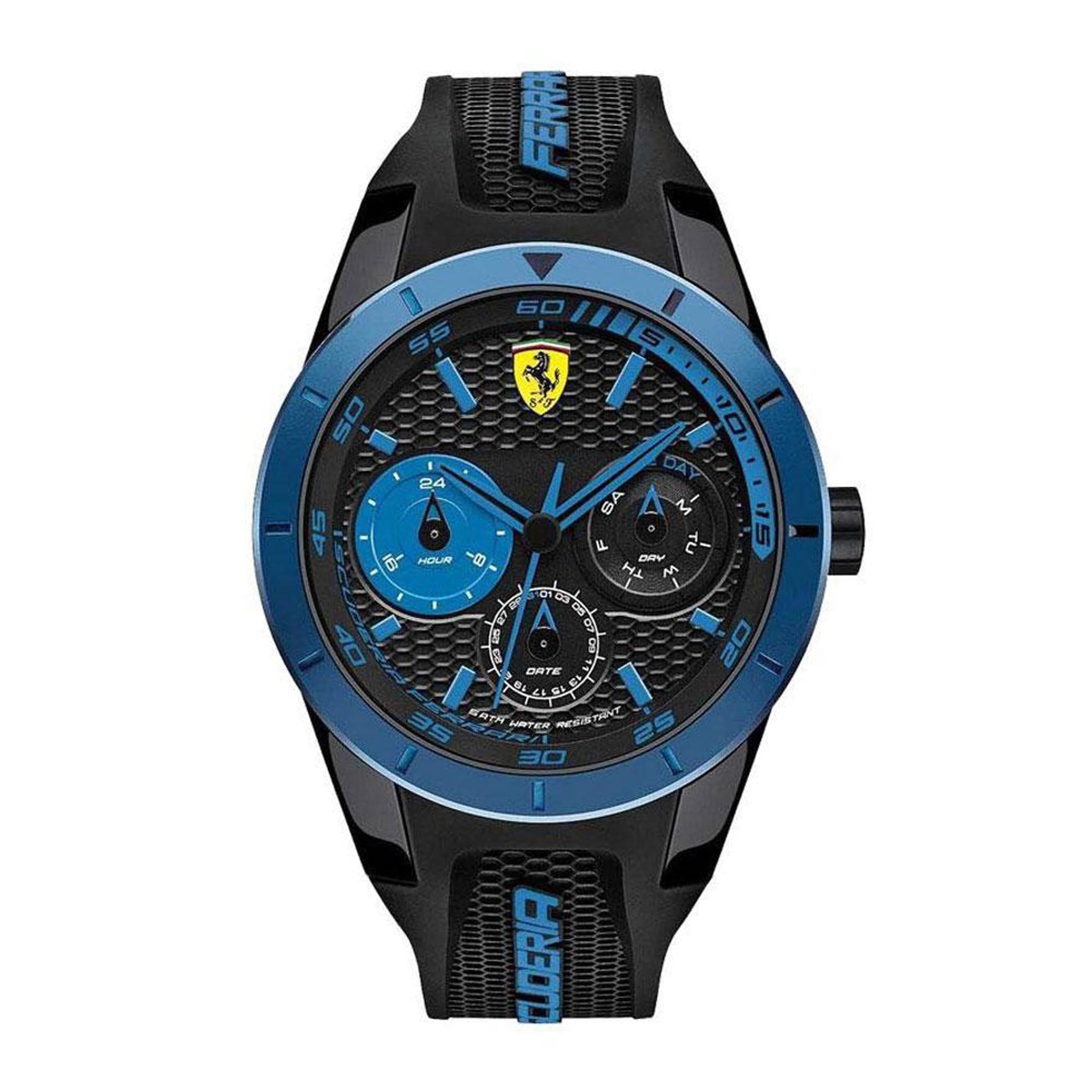 SCUDERIA FERRARI REDREV T Multifunction Black Round Dial Men's Watch - 0830256