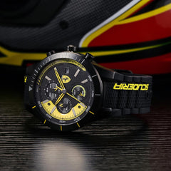 SCUDERIA FERRARI REDREV EVO Chronograph Black Round Dial Men's Watch - 0830261