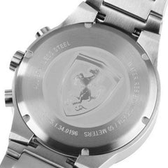 SCUDERIA FERRARI Red Rev Evo Chronograph Black Round Dial Men's Watch - 0830263