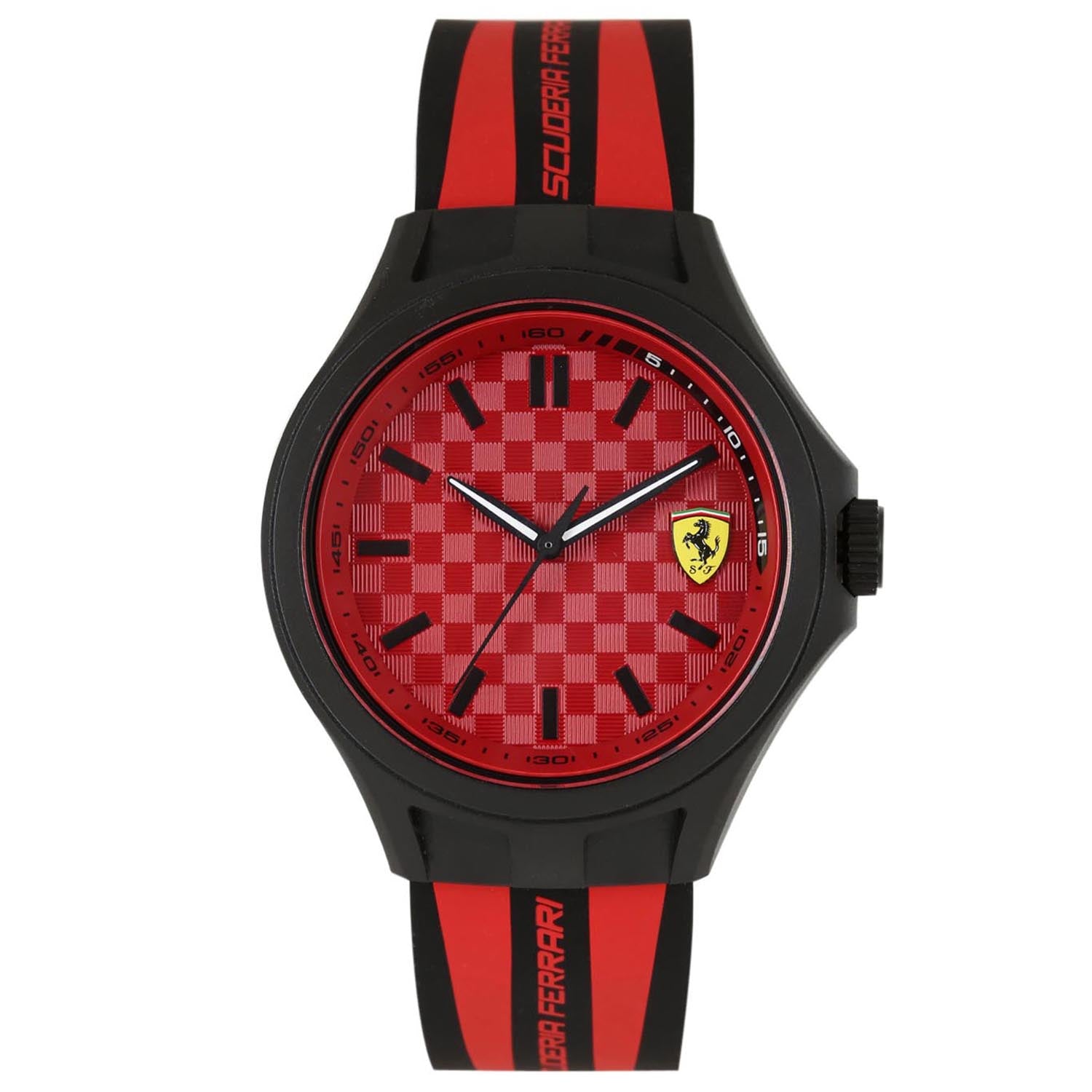 SCUDERIA FERRARI Pit Crew Quartz Red Round Dial Men's Watch - 0830281