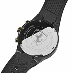 SCUDERIA FERRARI REDREV EVO Chronograph Black Round Dial Men's Watch - 0830295