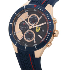 SCUDERIA FERRARI REDREV EVO Chronograph Blue Round Dial Men's Watch- 0830297