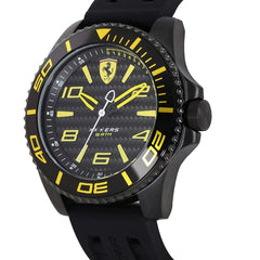 SCUDERIA FERRARI XX KERS Quartz Black Round Dial Men's Watch- 0830307