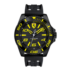 SCUDERIA FERRARI XX KERS Quartz Black Round Dial Men's Watch- 0830307