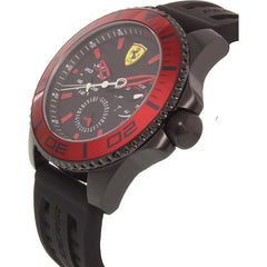 SCUDERIA FERRARI XX KERS Multifunction Black Round Dial Men's Watch - 0830310