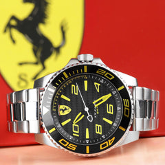 SCUDERIA FERRARI XX KERS Analog Black Round Dial Men's Watch - 0830330