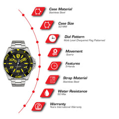 SCUDERIA FERRARI XX KERS Analog Black Round Dial Men's Watch - 0830330