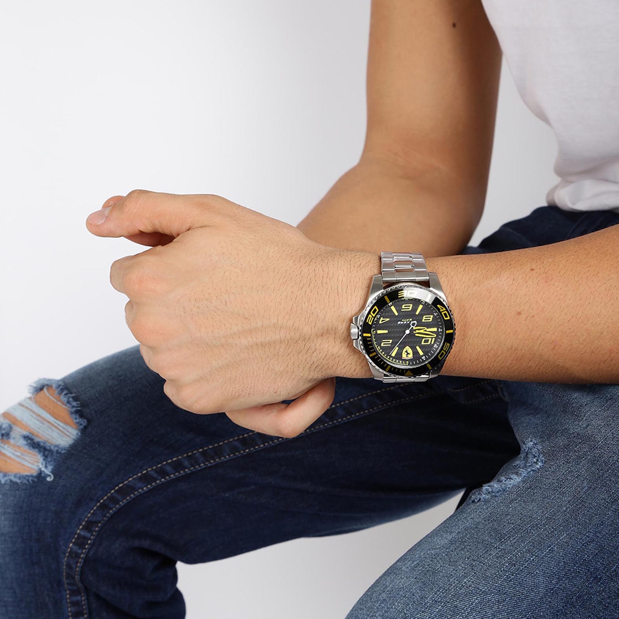 SCUDERIA FERRARI XX KERS Analog Black Round Dial Men's Watch - 0830330
