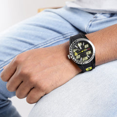SCUDERIA FERRARI REDREV T Quartz Black Round Dial Men's Watch- 0830337