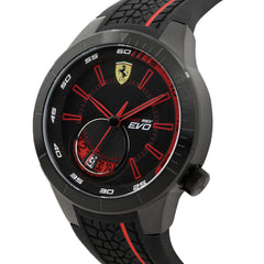 SCUDERIA FERRARI REDREV EVO Quartz Black Round Dial Men's Watch- 0830339