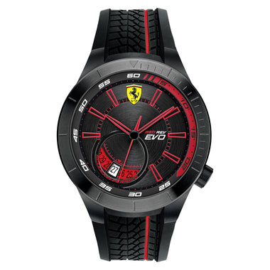 SCUDERIA FERRARI REDREV EVO Quartz Black Round Dial Men's Watch- 0830339