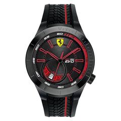 SCUDERIA FERRARI REDREV EVO Quartz Black Round Dial Men's Watch- 0830339
