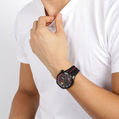 SCUDERIA FERRARI REDREV EVO Quartz Black Round Dial Men's Watch- 0830339