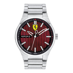 SCUDERIA FERRARI SPECIALE Quartz Red Round Dial Men's Watch- 0830357