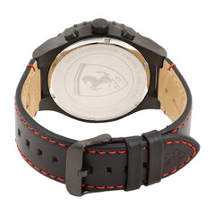 SCUDERIA FERRARI SPECIALE EVO Chronograph Black Round Dial Men's Watch- 0830363