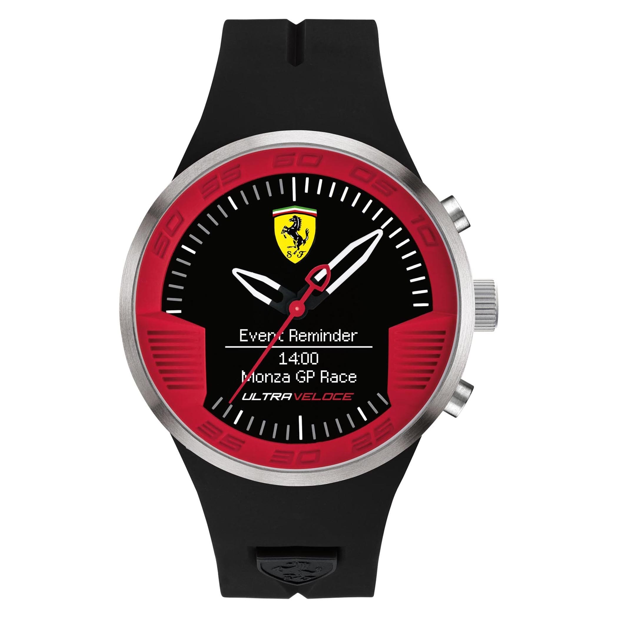 SCUDERIA FERRARI ULTRAVELOCE Smart Ana-Digi Black Round Dial Men's Watch - 0830373