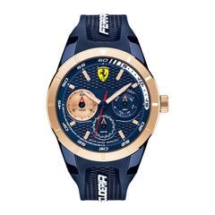 SCUDERIA FERRARI REDREV T Multifunction Blue Round Dial Men's Watch- 0830379