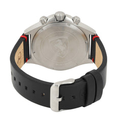 SCUDERIA FERRARI PILOTA Chronograph Black Round Dial Men's Watch- 0830389