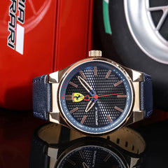 SCUDERIA FERRARI SPECIALE Analog Blue Round Dial Men's Watch - 0830416