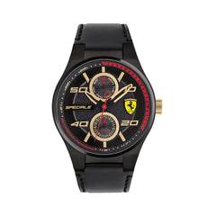 SCUDERIA FERRARI Speciale Multifunction Black Round Dial Men's Watch - 0830418