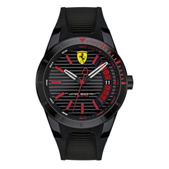 SCUDERIA FERRARI REDREV T Quartz Black Round Dial Men's Watch- 0830428