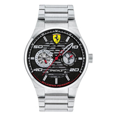 SCUDERIA FERRARI SPECIALE Multifunction Black Round Dial Men's Watch- 0830432