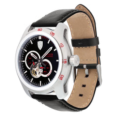 SCUDERIA FERRARI PRIMATO Mechanical Automatic Skeleton Black Round Dial Men's Watch - 0830442