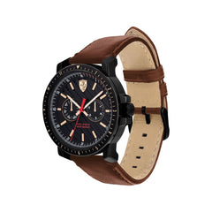 Scuderia Ferrari Turbo Multifunction Black Round Dial Men's Watch - 830452