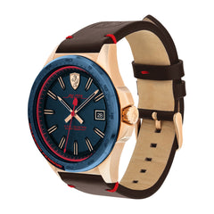 SCUDERIA FERRARI PILOTA Quartz Blue Round Dial Men's Watch- 0830461