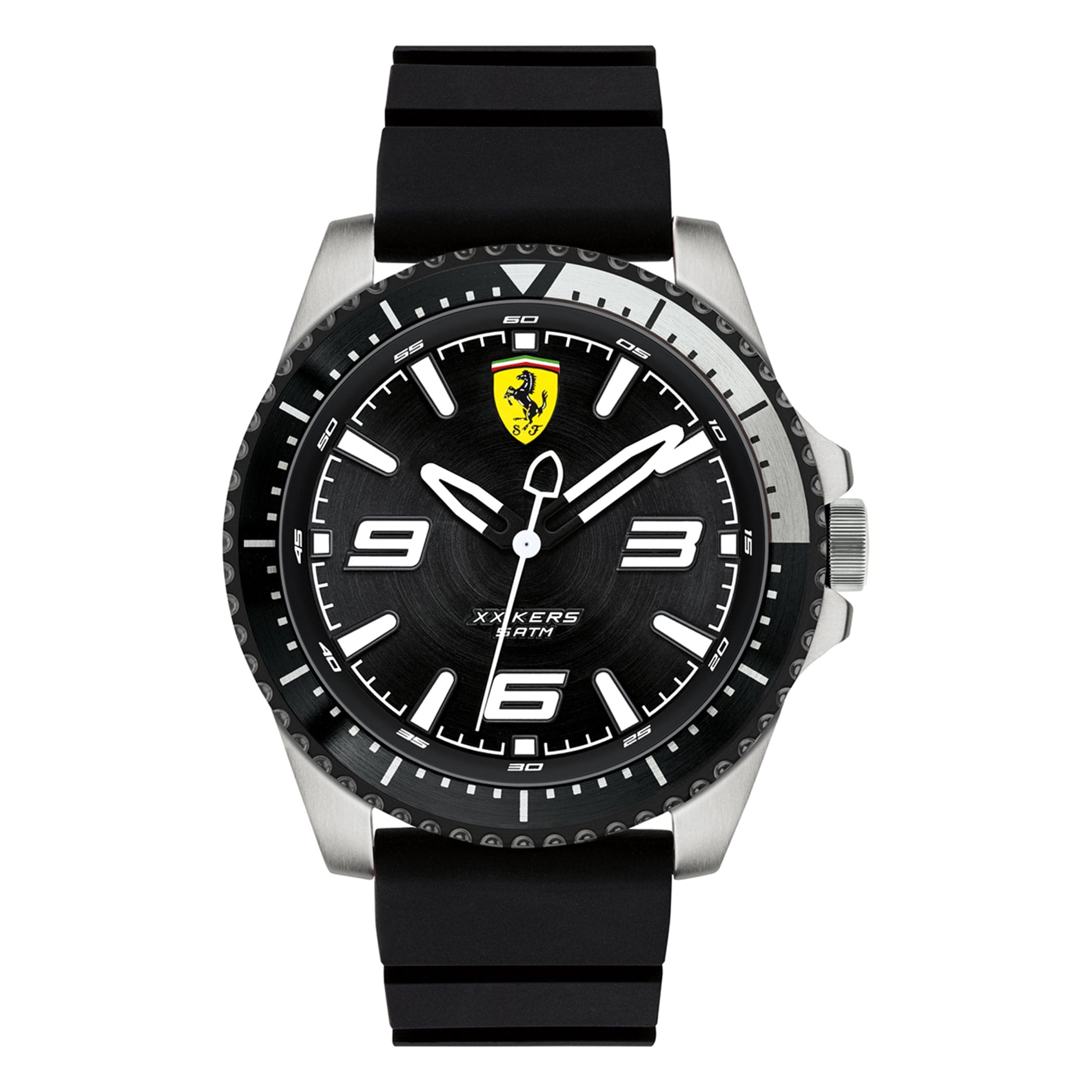 SCUDERIA FERRARI XX KERS Quartz Black Round Dial Men's Watch- 0830464