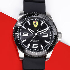 SCUDERIA FERRARI XX KERS Quartz Black Round Dial Men's Watch- 0830464