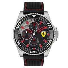 SCUDERIA FERRARI KERS XTREME Multifunction Black Round Dial Men's Watch- 0830467