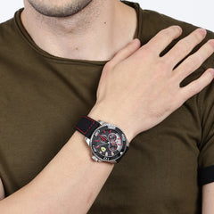 SCUDERIA FERRARI KERS XTREME Multifunction Black Round Dial Men's Watch- 0830467