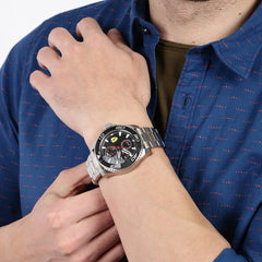 SCUDERIA FERRARI KERS XTREME Multifunction Black Round Dial Men's Watch- 0830470