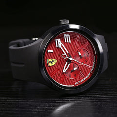 SCUDERIA FERRARI FXX Multifunction Red Round Dial Men's Watch- 0830473