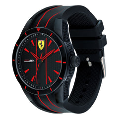 SCUDERIA FERRARI REDREV Quartz Black Round Dial Men's Watch- 0830481