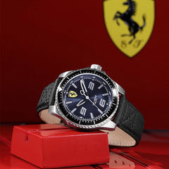 Scuderia Ferrari XX Kers Quartz Blue Round Dial Men's Watch- 0830486