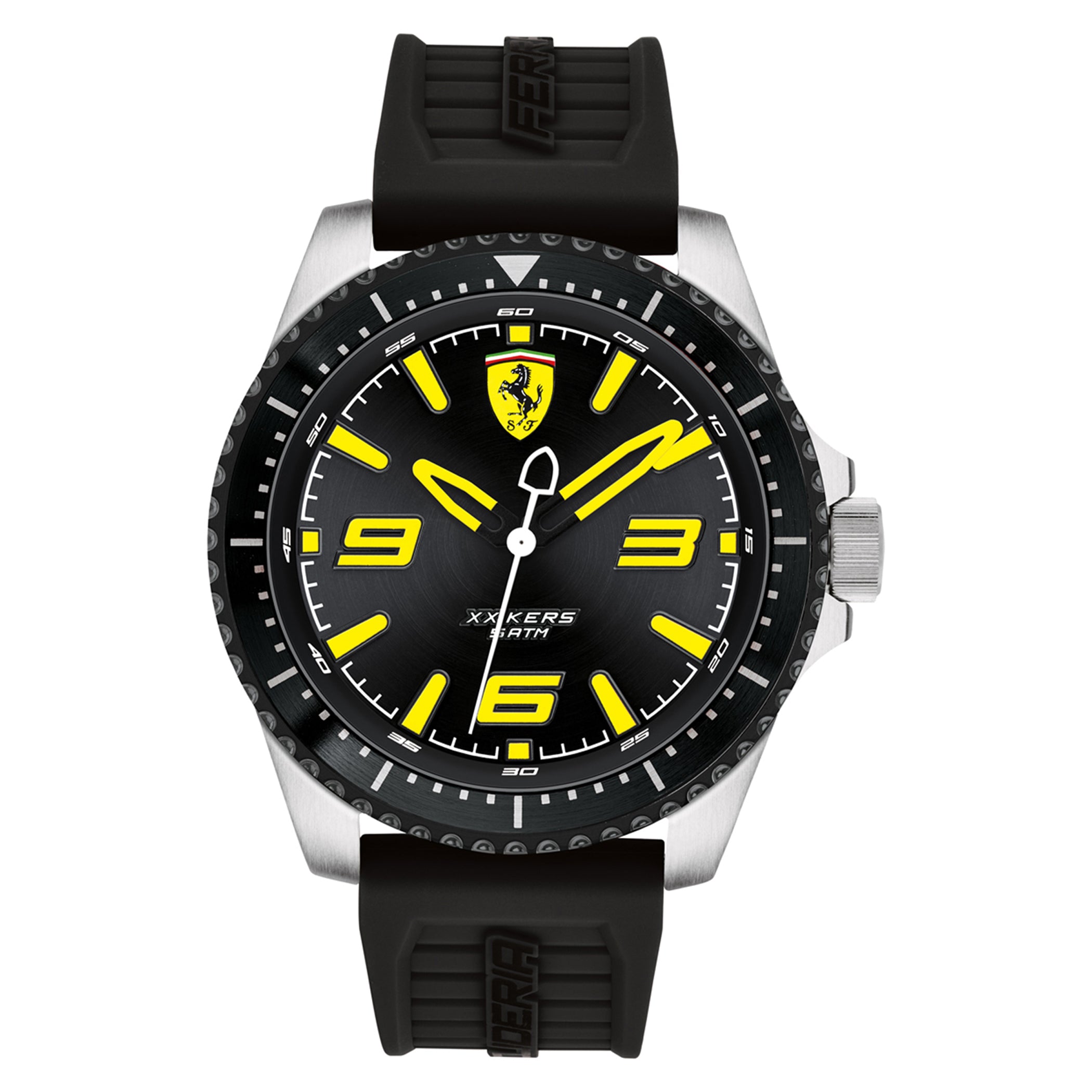 SCUDERIA FERRARI XX KERS Quartz Black Round Dial Men's Watch- 0830487