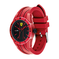 SCUDERIA FERRARI REDREV Quartz Black Round Dial Unisex Watch- 0830494