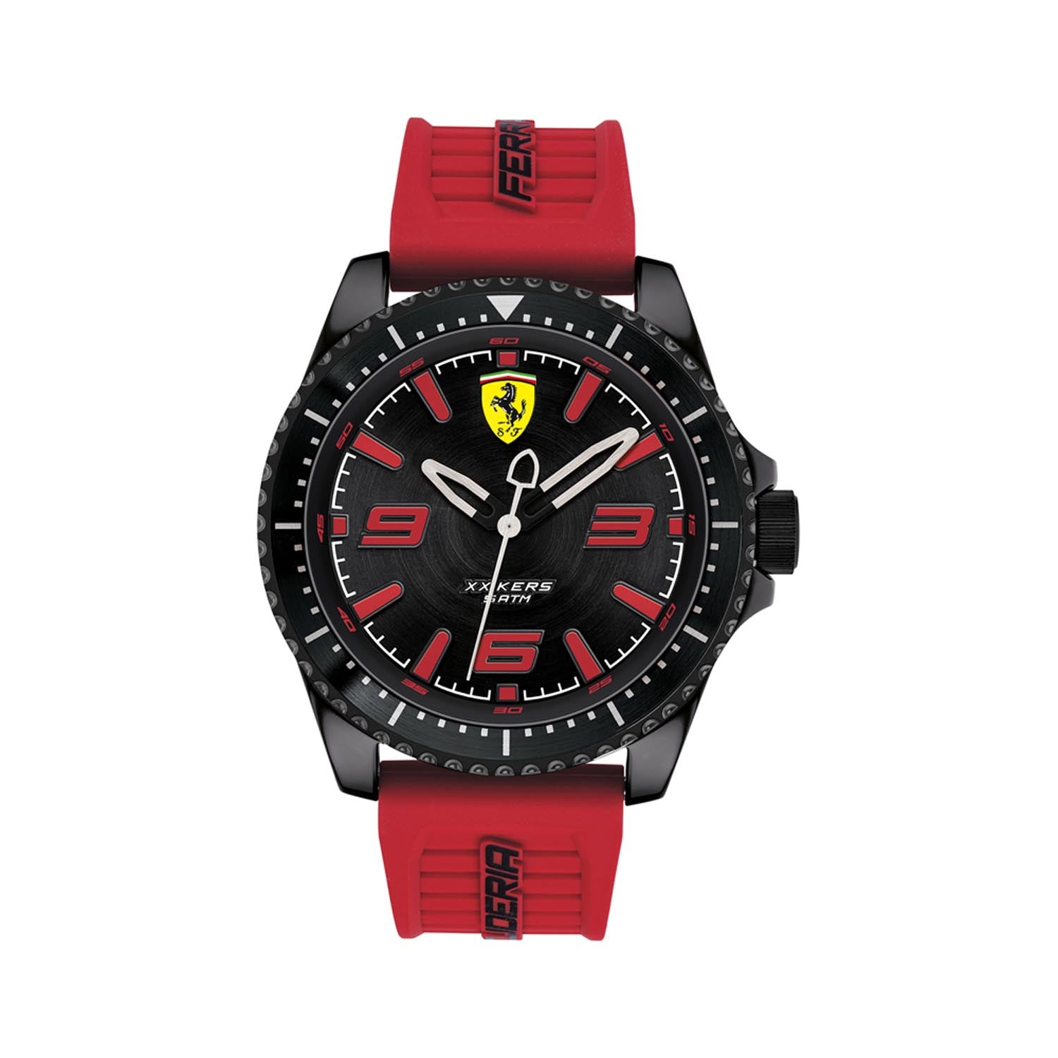 SCUDERIA FERRARI XX Kers Quartz Black Round Dial Men's Watch - 0830498