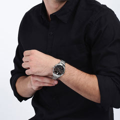 SCUDERIA FERRARI ABETONE Multifunction Black Round Dial Men's Watch- 0830505