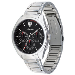 SCUDERIA FERRARI ABETONE Multifunction Black Round Dial Men's Watch- 0830505