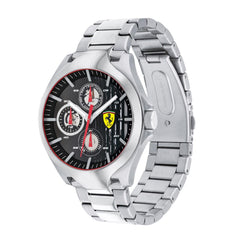 SCUDERIA FERRARI Aero Multifunction Black Round Dial Men's Watch - 0830508