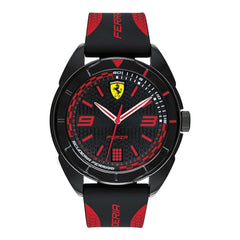 SCUDERIA FERRARI FORZA Quartz Black Round Dial Men's Watch- 0830515