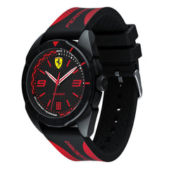 SCUDERIA FERRARI FORZA Quartz Black Round Dial Men's Watch- 0830515