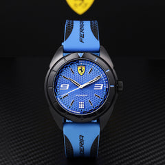 SCUDERIA FERRARI FORZA Quartz Blue Round Dial Men's Watch- 0830518