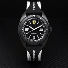 SCUDERIA FERRARI FORZA Quartz Black Round Dial Men's Watch- 0830519