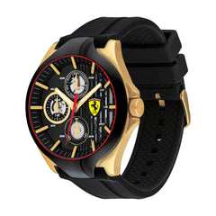 SCUDERIA FERRARI AERO Multifunction Black Round Dial Men's Watch- 0830520