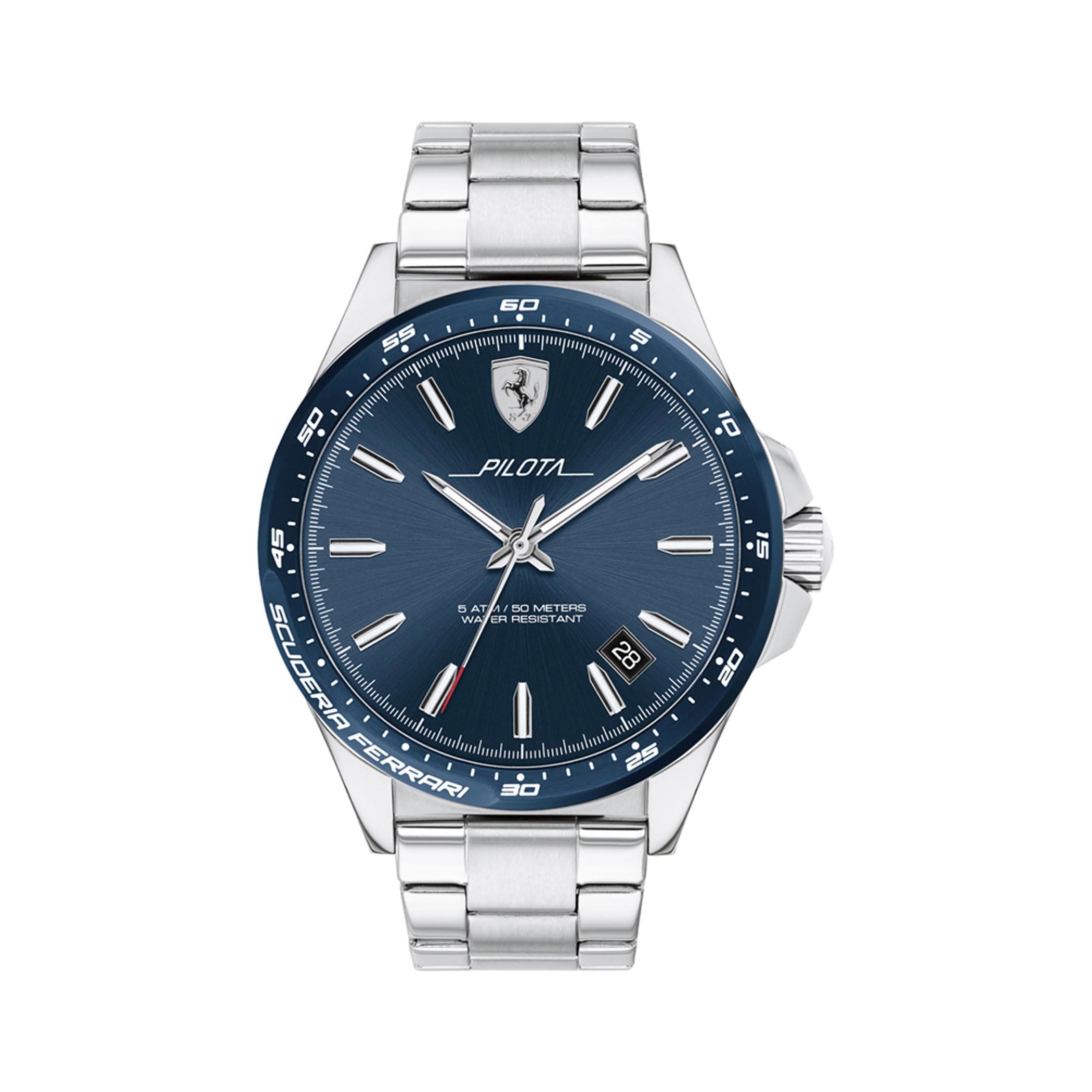 SCUDERIA FERRARI PILOTA Analog Blue Round Dial Men's Watch - 0830527