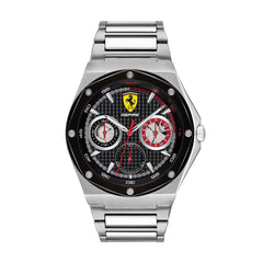 SCUDERIA FERRARI ASPIRE Multifunction Black Round Dial Men's Watch- 0830535
